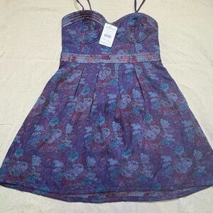 Free People Purple Floral Dress